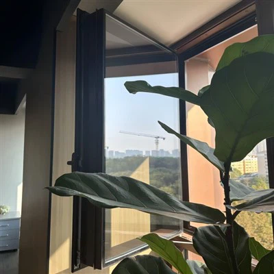 หน้าต่างบานเปิดอลูมิเนียมเดี่ยว