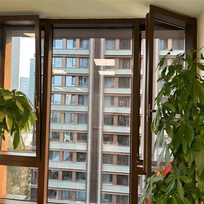 กระจกหน้าต่างเอียงและเปิดปิดแบบตัดความร้อน